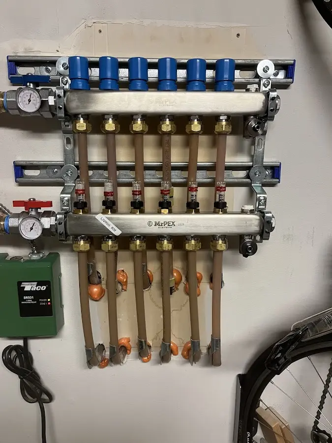 Plumber performing Gas Leak Detection at a residential property in Gallatin